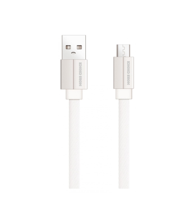 фото Кабель more choice k20m usb-microusb 175 мм белый