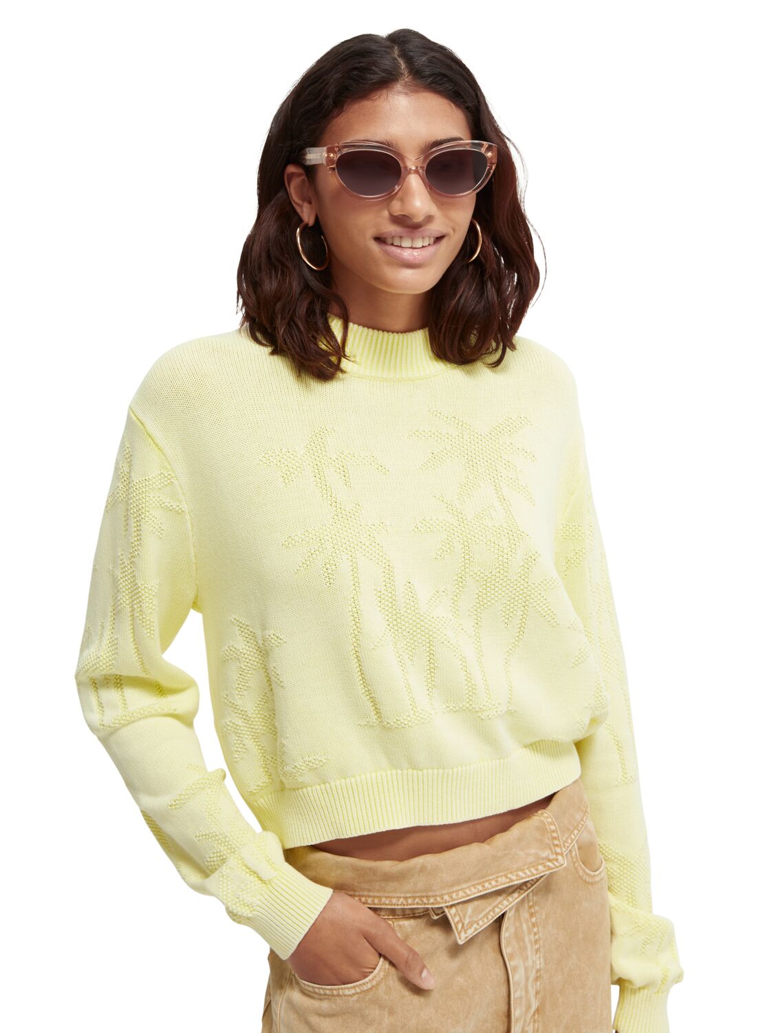 

Джемпер женский Scotch & Soda 168413/0853 желтый XL, 168413/0853