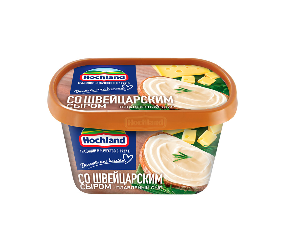Сыр плавленый Hochland со швейцарским сыром 50 400 г 399₽