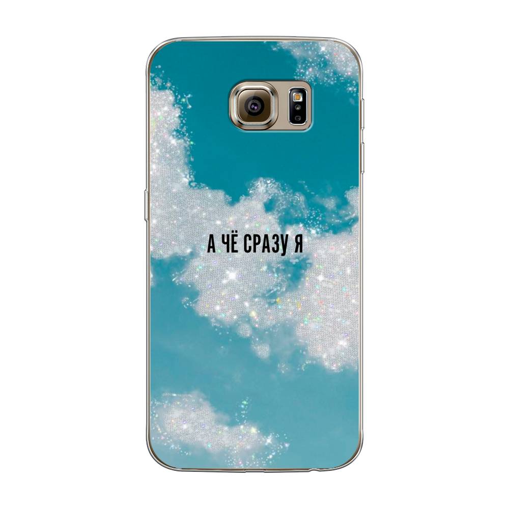

Чехол Awog на Samsung Galaxy S6 "Чехол Awog", Серебристый;черный, 24350-6