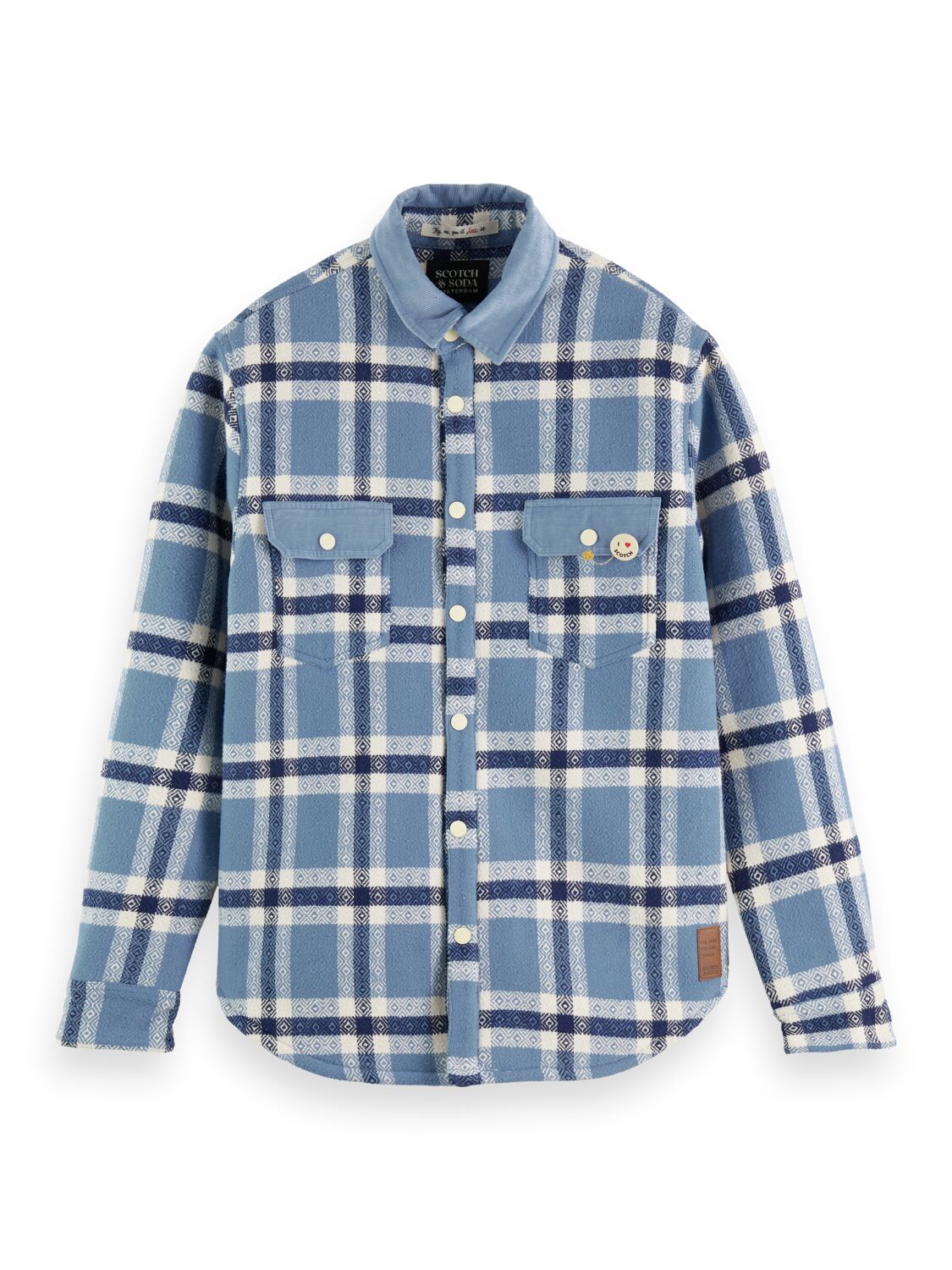 

Рубашка мужская Scotch & Soda 167206/0217 разноцветная 2XL, 167206/0217