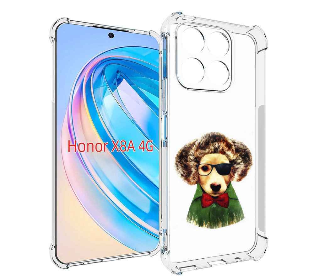 

Чехол MyPads Пес в бабочке для Honor X8a, Tocco
