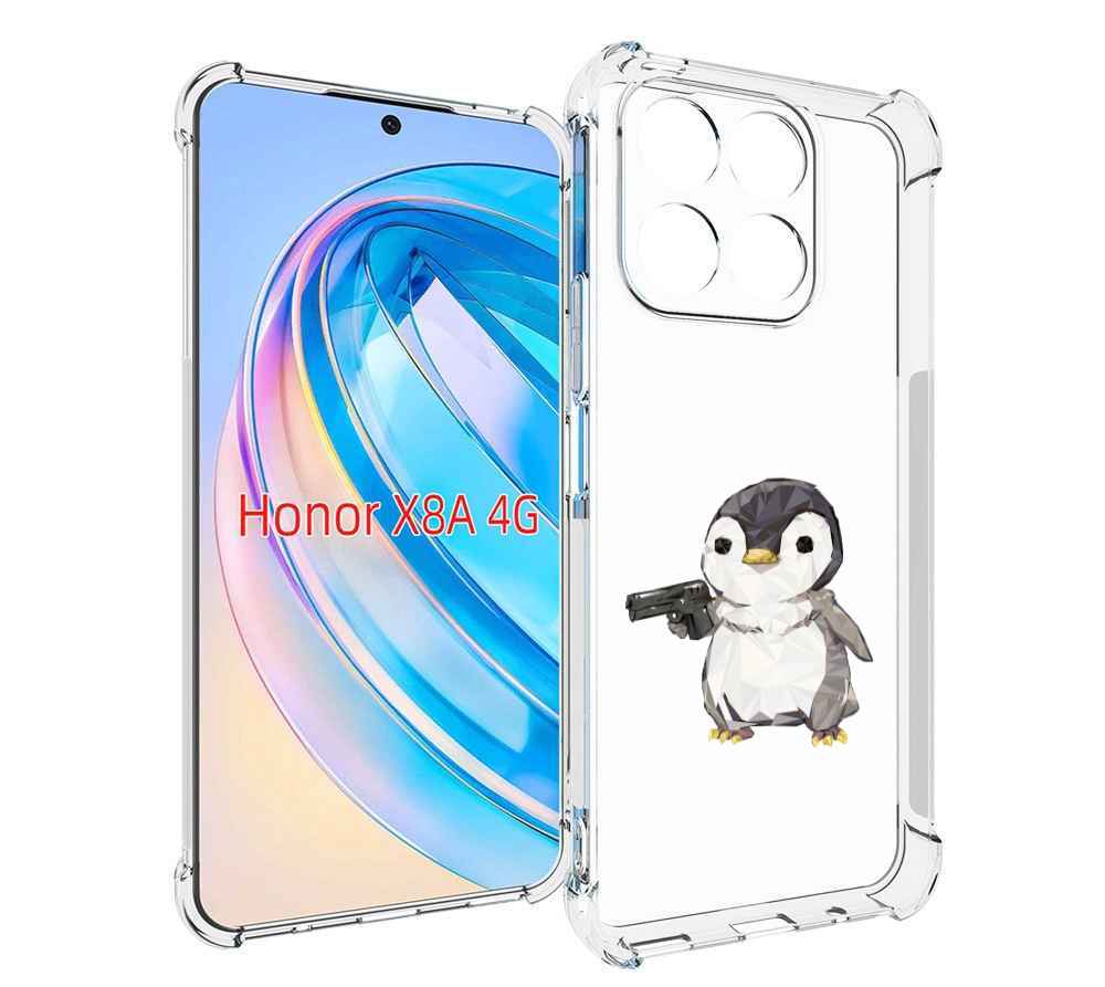 

Чехол MyPads Пингвин детский для Honor X8a, Tocco