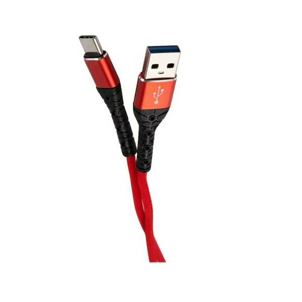 фото Кабель mobility usb-type-c красный 1 м