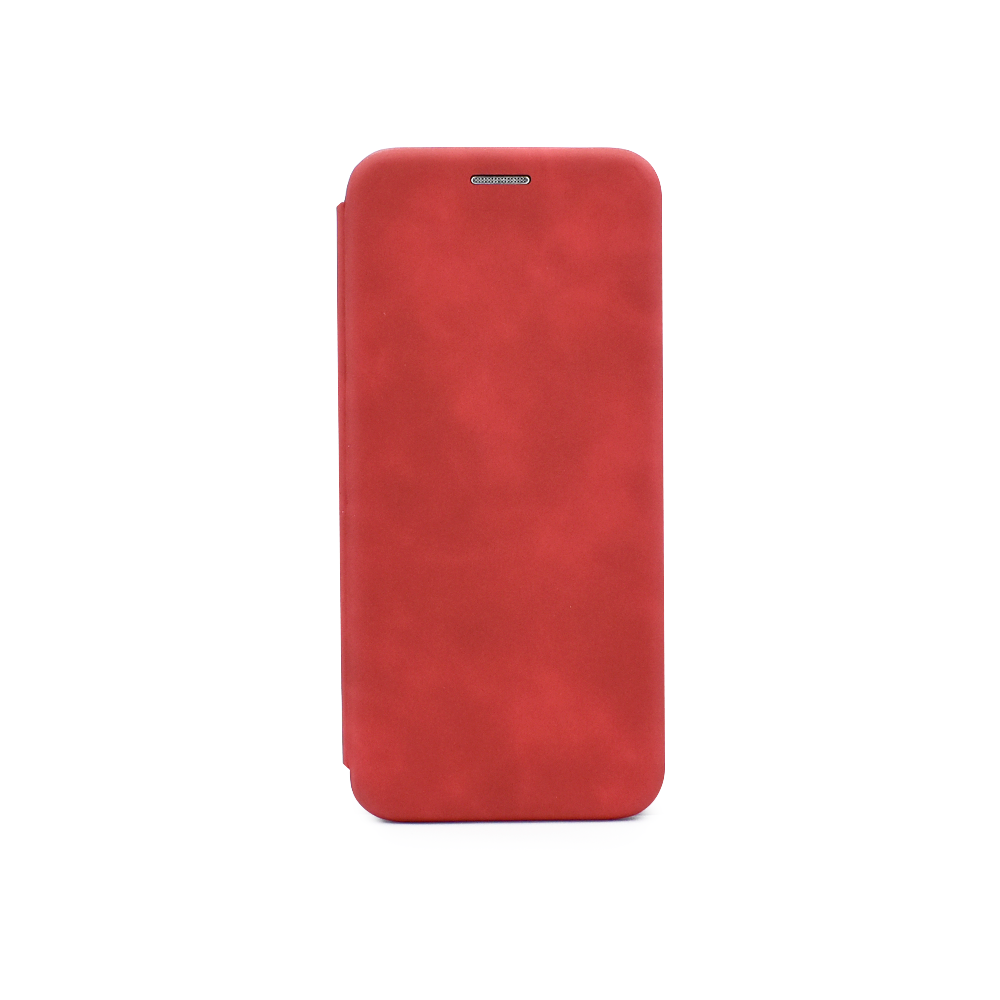 фото Чехол-книжка из кожи pu на samsung galaxy a50/a30s красный мрамор case place