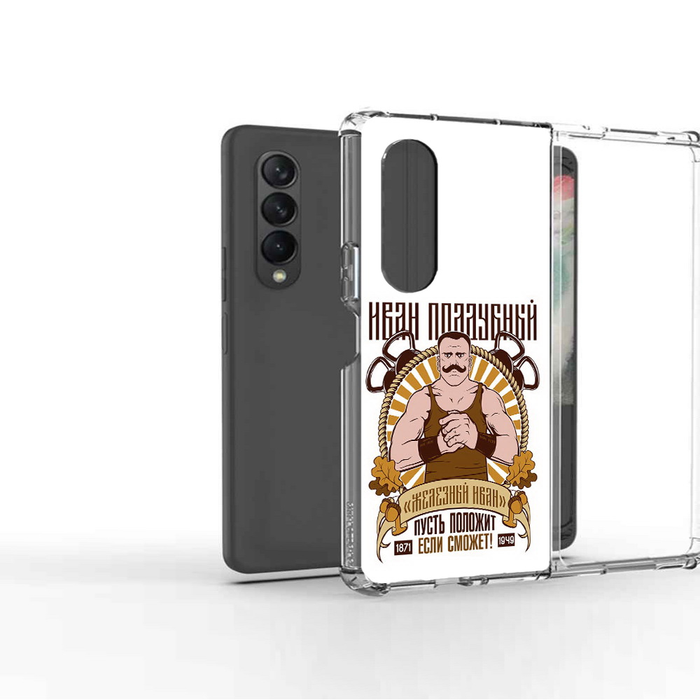 

Чехол MyPads Tocco для Samsung Galaxy Z Fold2 Железный Иван, Прозрачный, Tocco