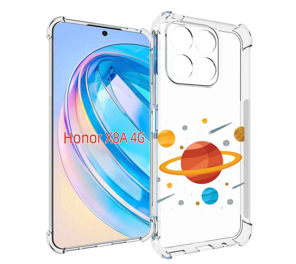 

Чехол MyPads Планета-Сатурн для Honor X8a, Tocco