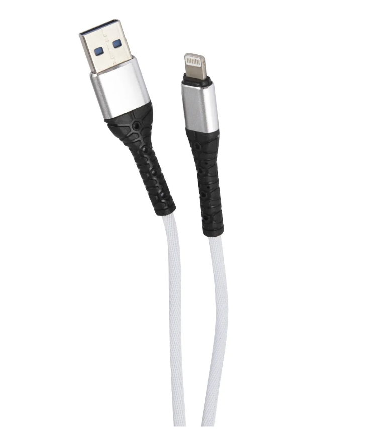 Кабель mObility USB-Lightning белый 1 м