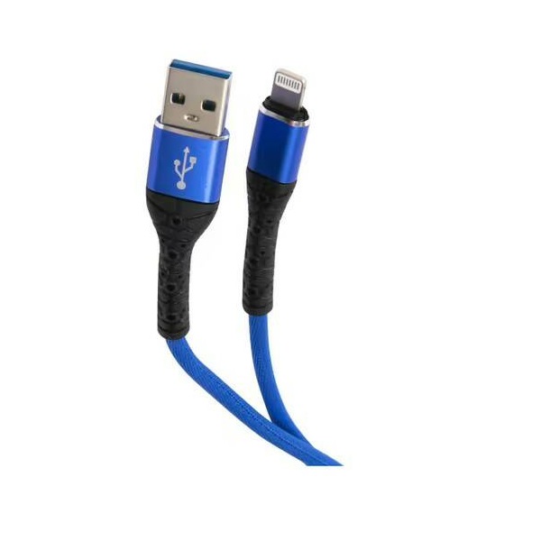 фото Кабель mobility usb-lightning синий 1 м