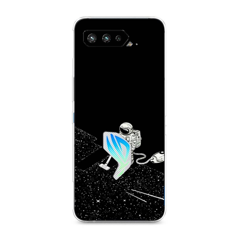 фото Чехол awog "космонавт с пылесосом" для asus rog phone 5s