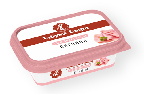 

Сыр Азбука Вкуса плавленный с ветчиной порционный 200 г бзмж