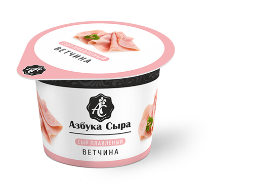 

Сыр Азбука Вкуса плавленный с ветчиной порционный 100 г бзмж