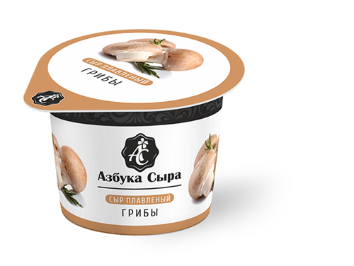 

Сыр Азбука Вкуса плавленный с грибами порционный 100 г бзмж