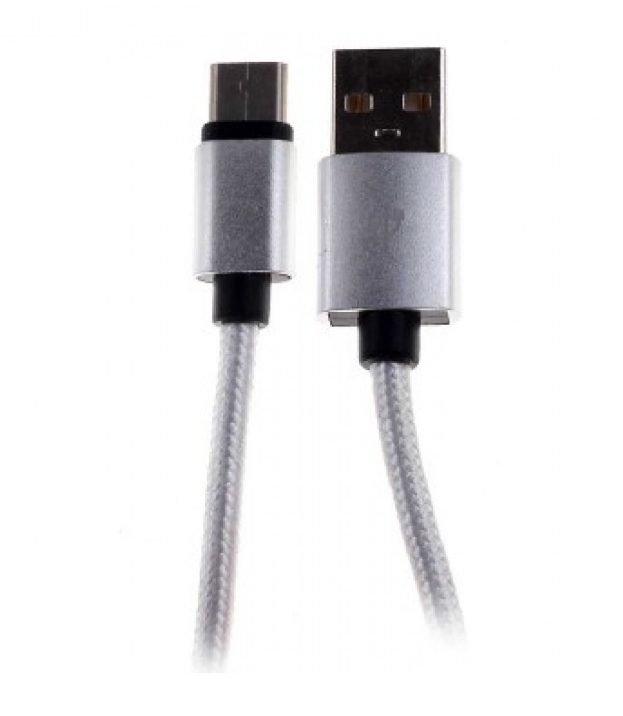 фото Кабель exployd usb type-c 1 м металлик ex-k-156