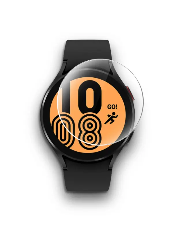 

Защитное стекло для Samsung Galaxy Watch 4 (44mm) комплект 2 шт гибридное прозрачное, Прозрачный, Samsung Galaxy Watch 4 (44mm)