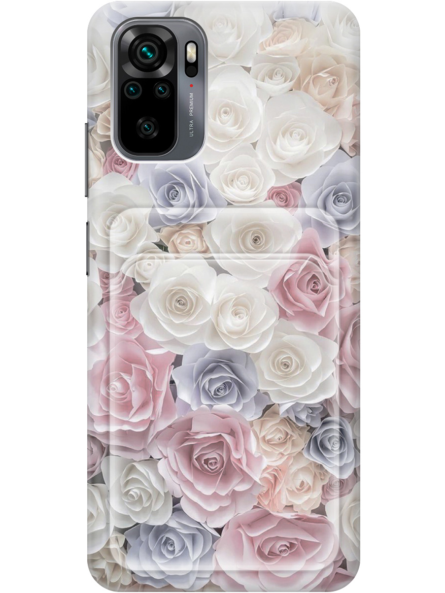 

Чехол на Xiaomi Redmi Note 10 / Note 10S / Poco M5s "Пастельные розы", 20012069