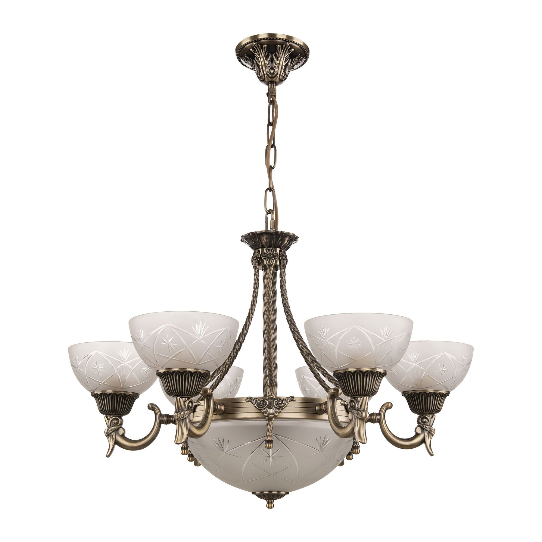 

Люстра APL2231622STD/6+3 AB Arte Perfetto Luce, APL2231622STD/6+3 AB