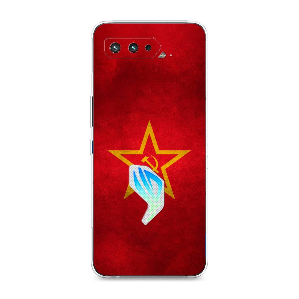 фото Чехол awog "красное знамя" для asus rog phone 5s