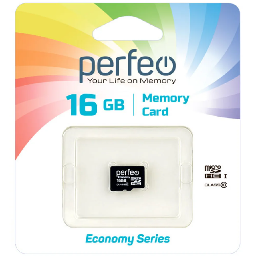 фото Карта памяти perfeo micro sdhc 16гб (24495)