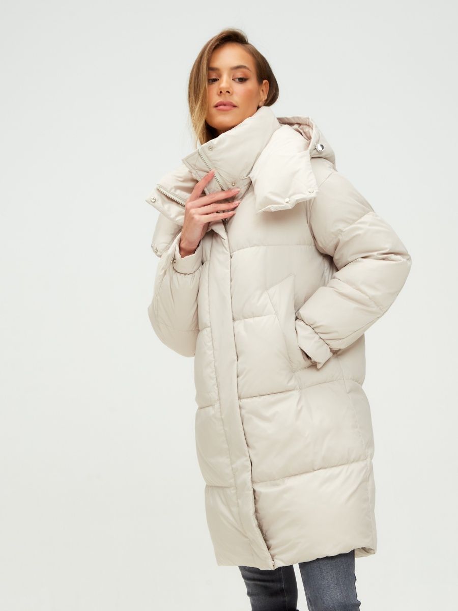 

Пальто женское LAWINTER 82525 бежевое 44 RU, Бежевый, 82525