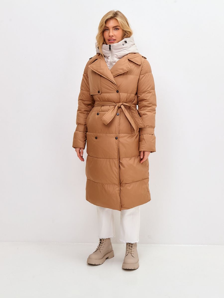 

Куртка женская LAWINTER 82661 коричневая 42 RU, Коричневый, 82661
