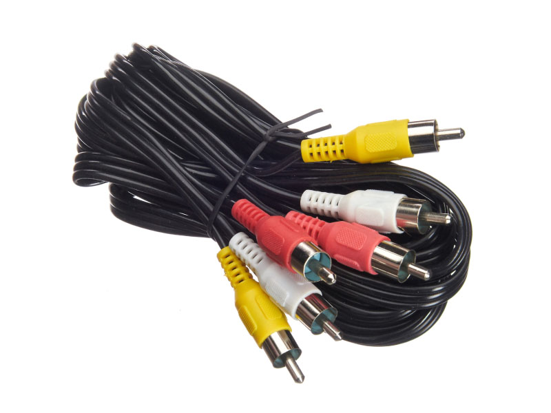 Шнур Netko 3RCA-3RCA 3,0м литой