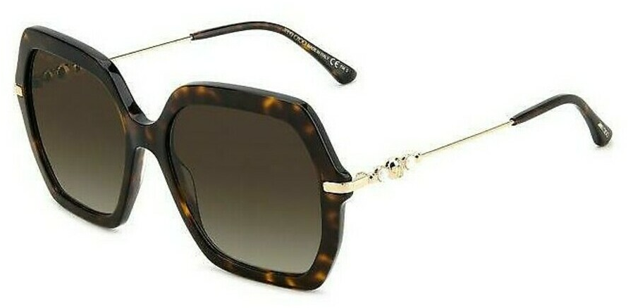 

Солнцезащитные очки женские Jimmy Choo ESTHER/S 086, коричневый, ESTHER/S 086