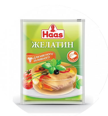 

Желатин Хаас для мясного заливного 25 г