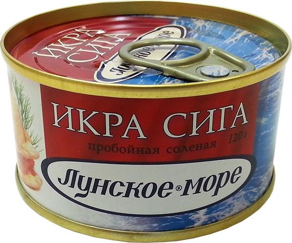 

Икра сига Лунское море пробойная соленая 120 г