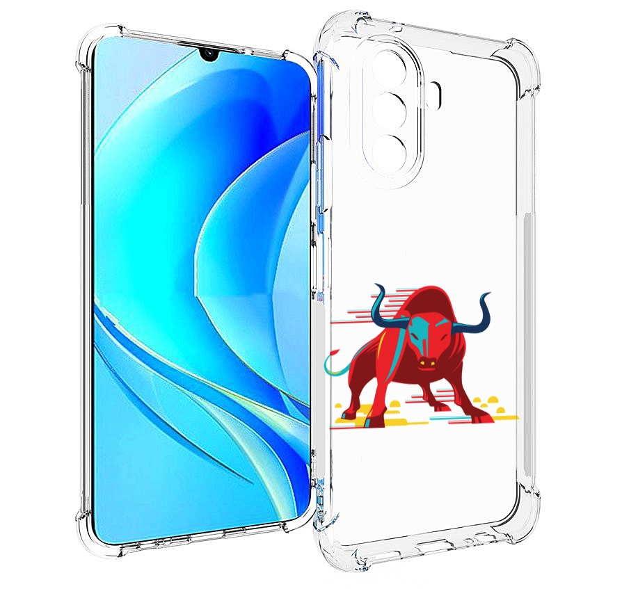 

Чехол MyPads Красный-бык для Huawei Nova Y70 / Nova Y70 Plus (MGA-LX9N) / Huawei Enjoy 50, Прозрачный, Tocco