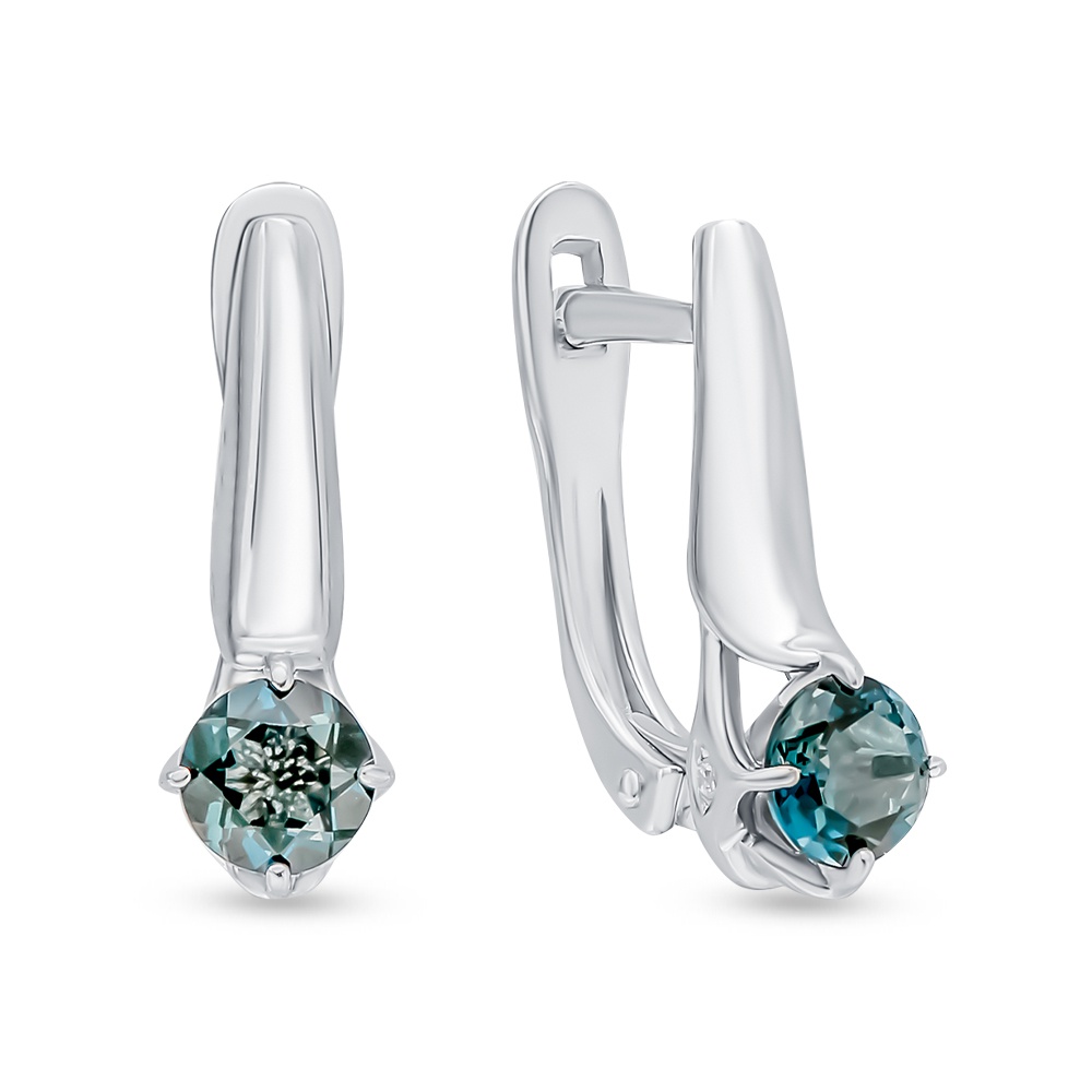 

Серьги из серебра с топазом 585Gold 702009730, 702009730