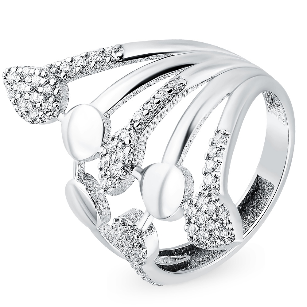 

Кольцо из серебра с фианитом р.  585Gold 701011144, 701011144