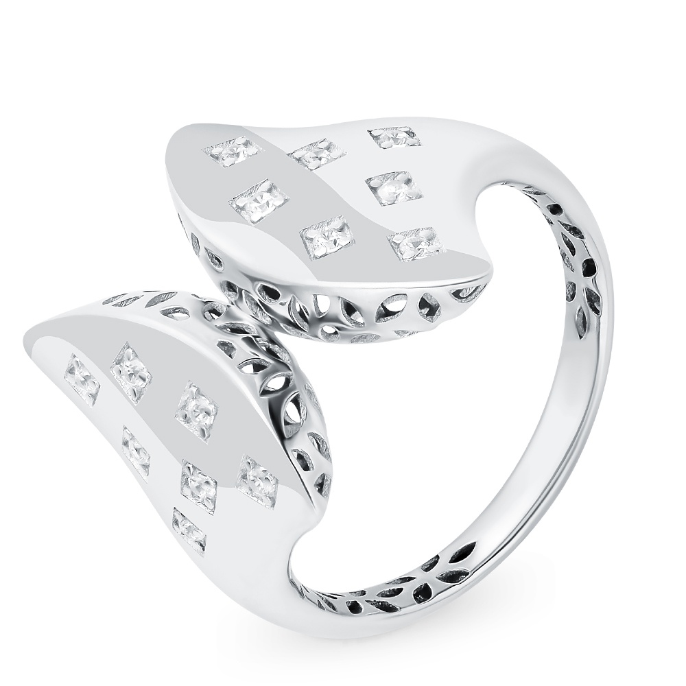 

Кольцо из серебра с фианитом р. , 585Gold 701011217, 701011217
