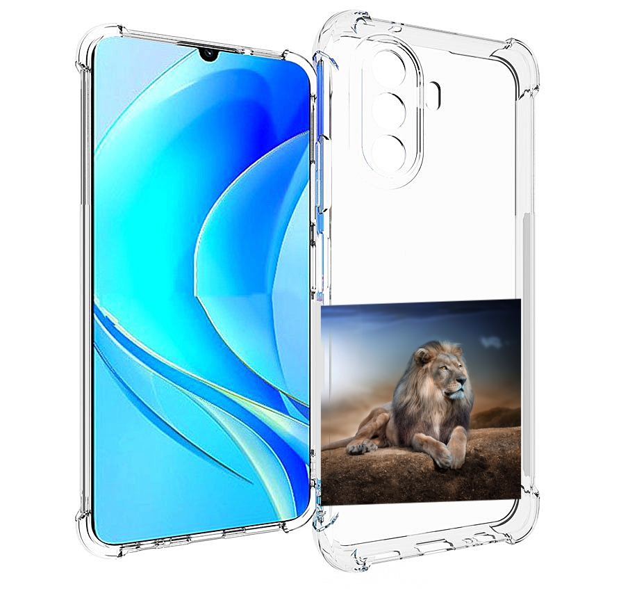 

Чехол MyPads Лев-наблюдает для Huawei Nova Y70 / Nova Y70 Plus (MGA-LX9N), Прозрачный, Tocco