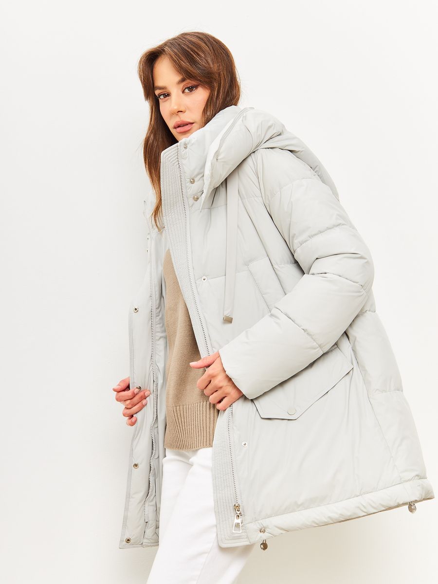 

Куртка женская LAWINTER 83583 серая 46 RU, Серый, 83583