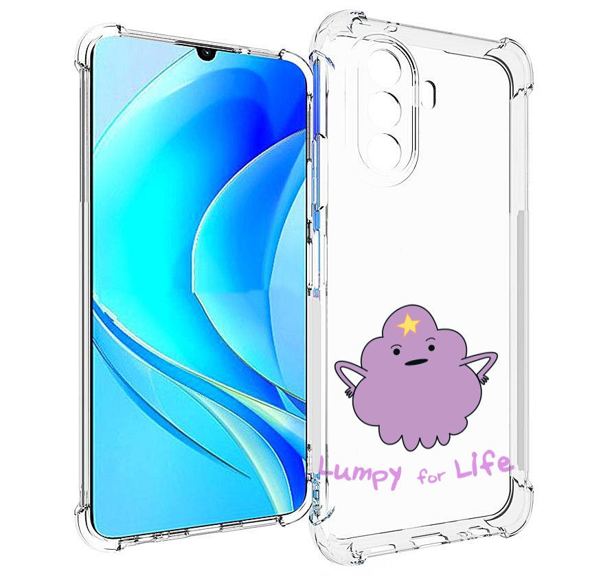 

Чехол MyPads Принцесса пупырчатого королевства для Huawei Nova Y70 / Nova Y70 Plus, Прозрачный, Tocco