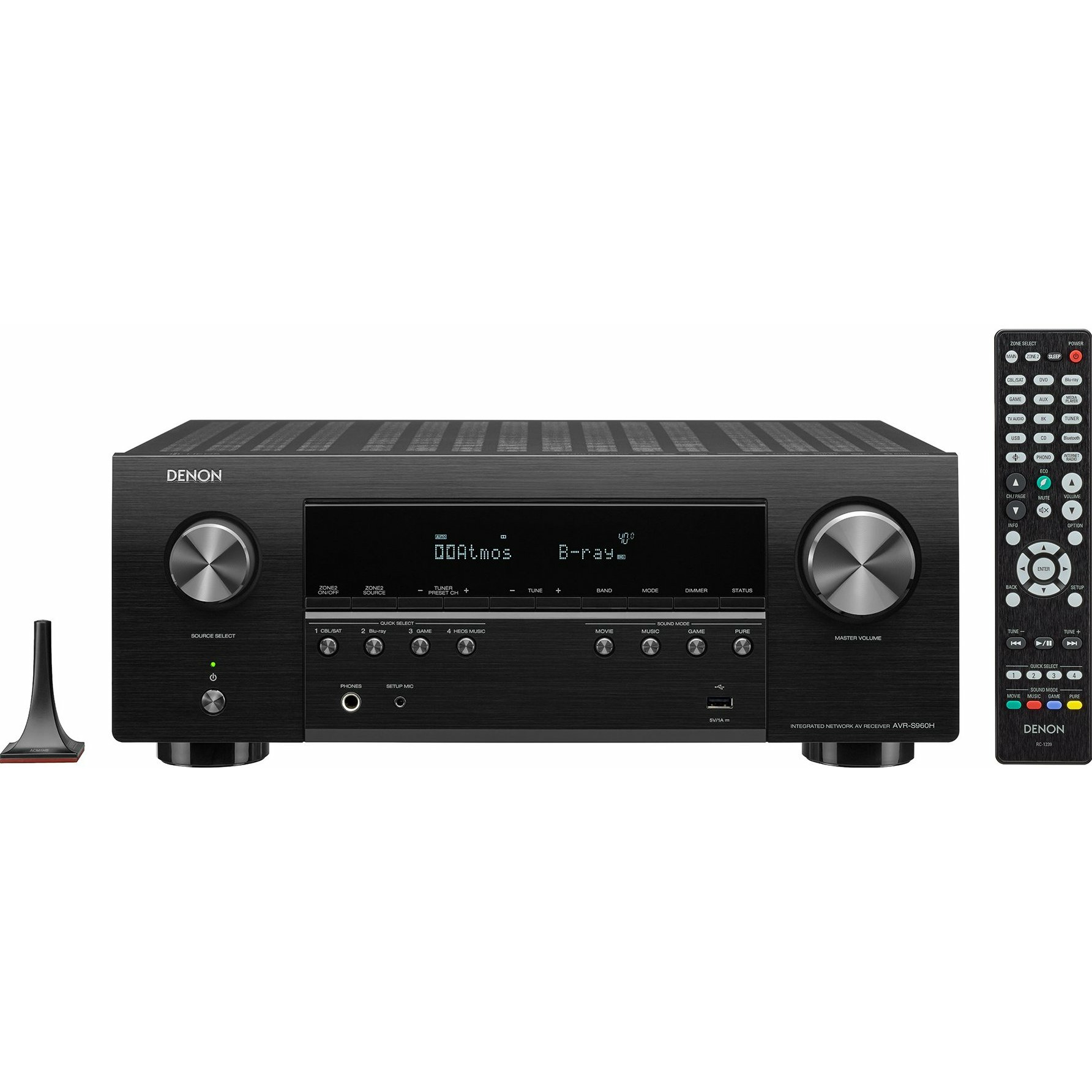 фото Av ресивер denon avr-s960h black