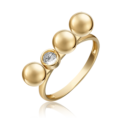 

Кольцо из желтого золота с топазом р.17 PLATINA jewelry 01-5510-00-201-1130, 01-5510-00-201-1130