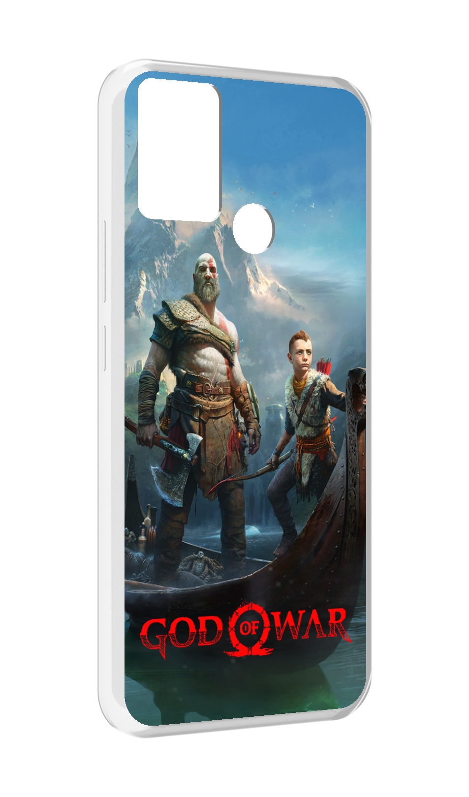 

Чехол MyPads God Of War Кратос Атрей для Infinix Hot 11 Play, Прозрачный, Tocco