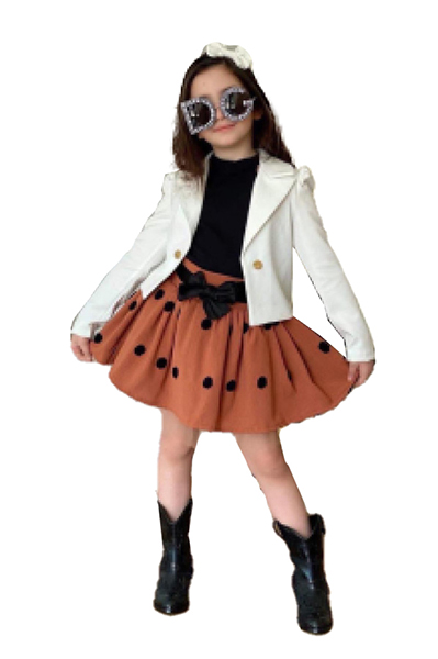 

Костюм с юбкой Ricco Tarz 2222104008, Beyaz, темно-коричневый (доставка из-за рубежа)