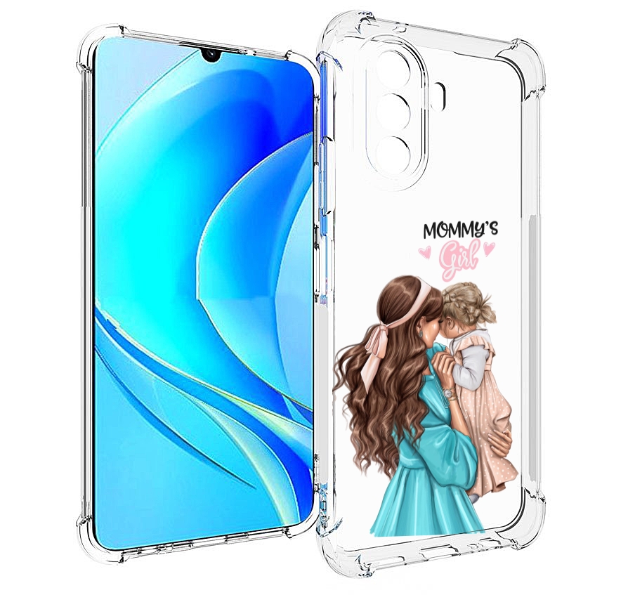 

Чехол MyPads Мама-девочки женский для Huawei Nova Y70 / Nova Y70 Plus (MGA-LX9N), Прозрачный, Tocco