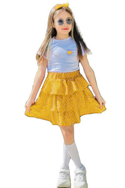 

Костюм с юбкой Ricco Tarz 2222604005, 6-7 лет, желтый (доставка из-за рубежа)
