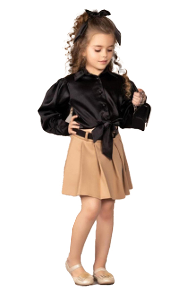 

Костюм с юбкой Ricco Tarz 2221205002, 4-5 лет, темно-коричневый (доставка из-за рубежа)