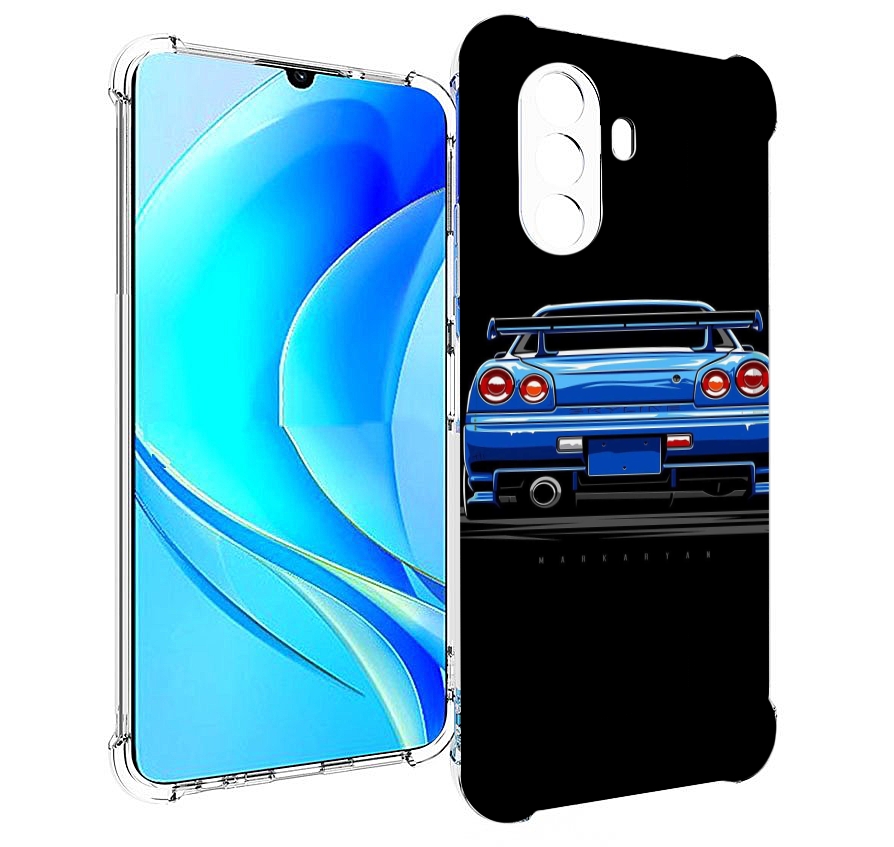 

Чехол MyPads Машина-синяя мужской для Huawei Nova Y70 / Nova Y70 Plus (MGA-LX9N), Прозрачный, Tocco