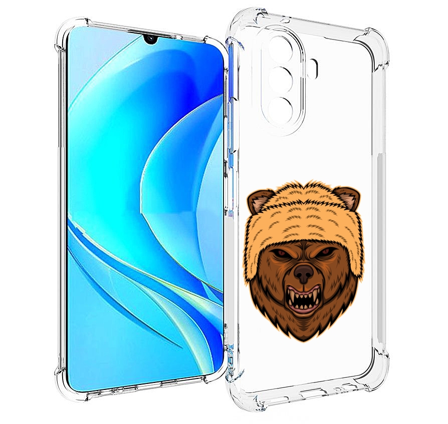 

Чехол MyPads Медведь-в-шапке для Huawei Nova Y70 / Nova Y70 Plus (MGA-LX9N), Прозрачный, Tocco