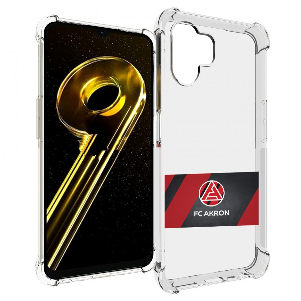 

Чехол бампер MyPads фк акрон тольятти мужской для Realme 10 5G п..., Прозрачный, Tocco