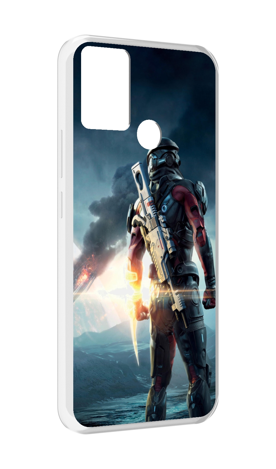 

Чехол MyPads Mass Effect Andromeda Ryder для Infinix Hot 11 Play, Прозрачный, Tocco