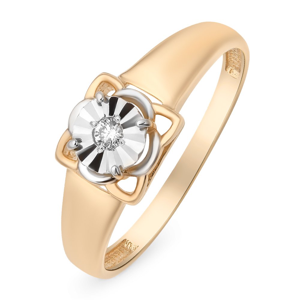 

Кольцо из красного золота с бриллиантом р.  585Gold 101011485, 101011485