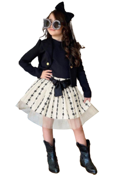 

Костюм с юбкой Ricco Tarz 2220206052, 11-12 лет, белый (доставка из-за рубежа)