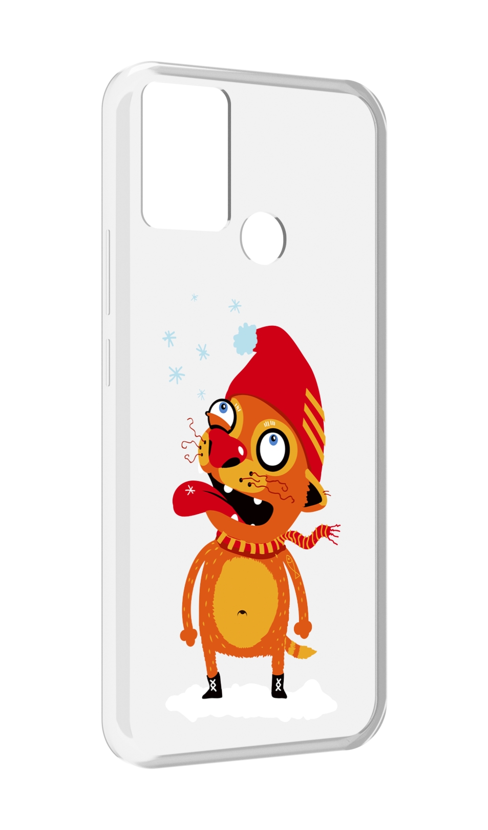 

Чехол MyPads Зимний кот для Infinix Hot 11 Play, Прозрачный, Tocco